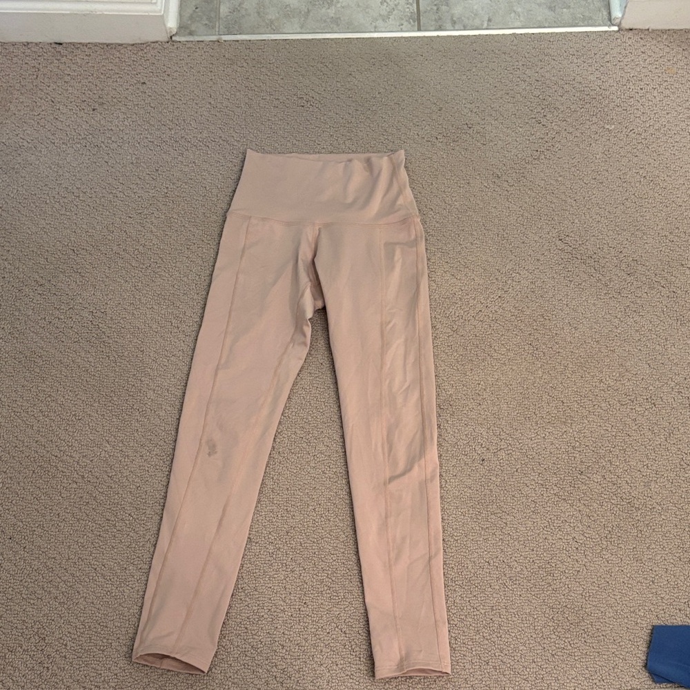 Women's High-Waisted Leggings - Tan